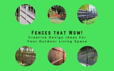 Fences That Wow: Creative Design Ideas for Your Outdoor Living Space