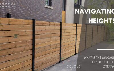 Navigating Heights: What is the Maximum Fence Height in Ottawa?